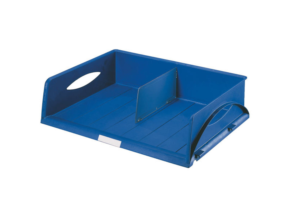 BANDEJA SOBREMESA PLASTICO LEITZ SORTY DIN A3 JUMBO COLOR AZUL 490X125X385 MM