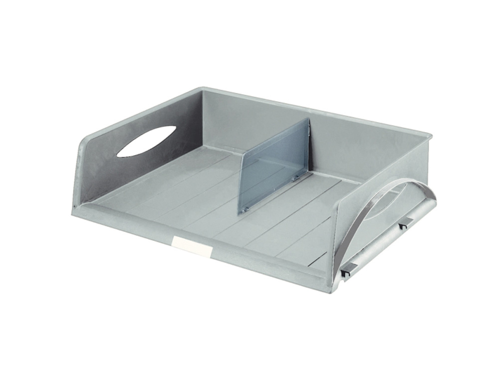 BANDEJA SOBREMESA PLASTICO LEITZ SORTY DIN A3 JUMBO COLOR GRIS 490X125X385 MM
