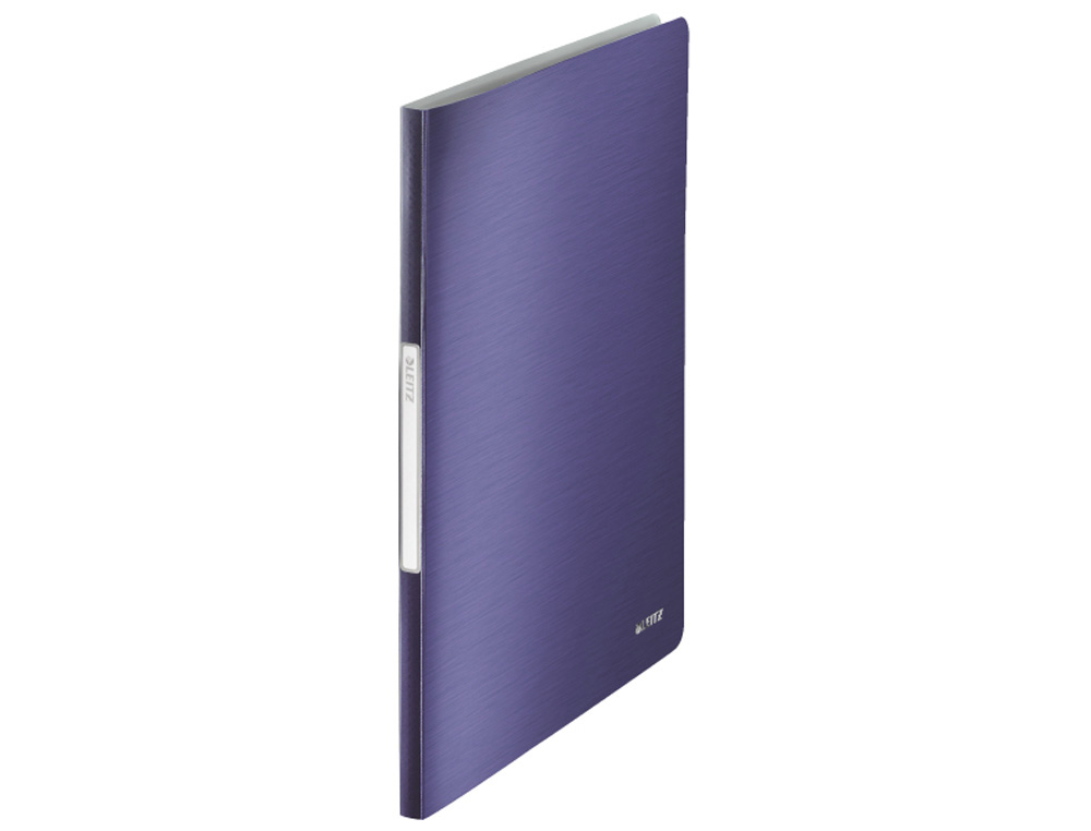 CARPETA LEITZ ESCAPARATE STYLE 40 FUNDAS POLIPROPILENO TAPA RIGIDA DIN A4 COLOR AZUL TITAN