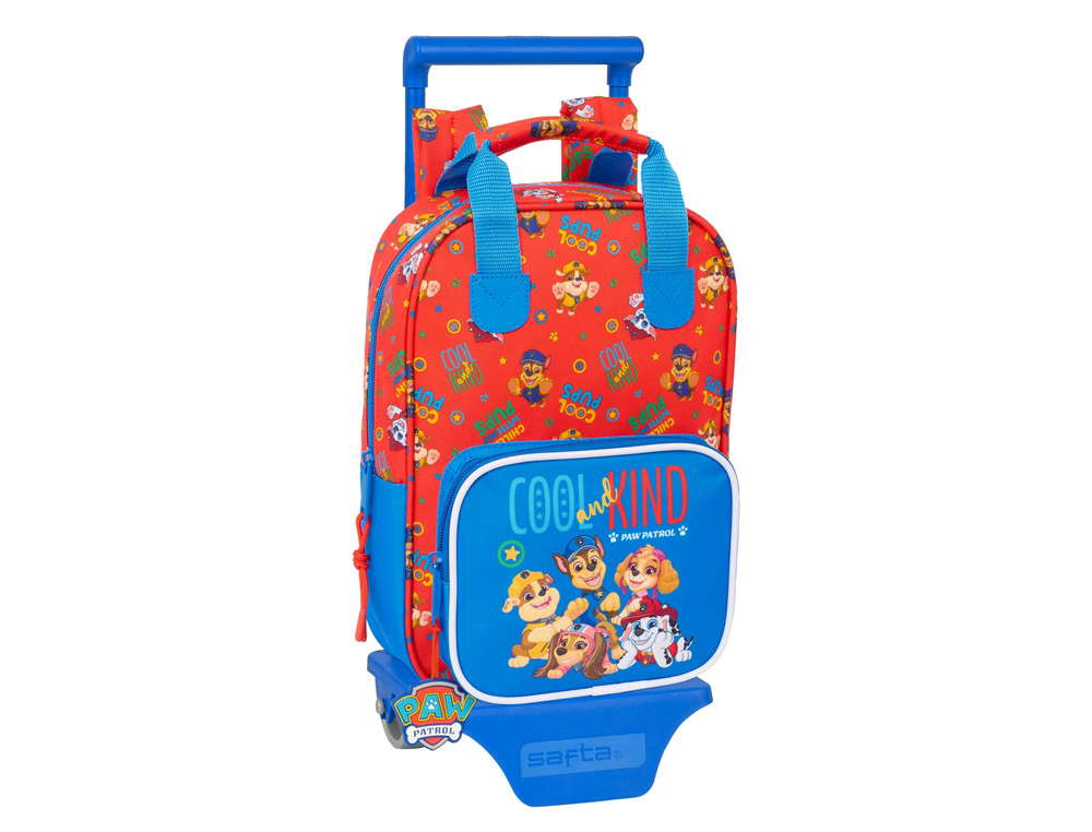 MOCHILA SAFTA 765 + CARRO 805 PAW PATROL COOL 280X200X80 MM