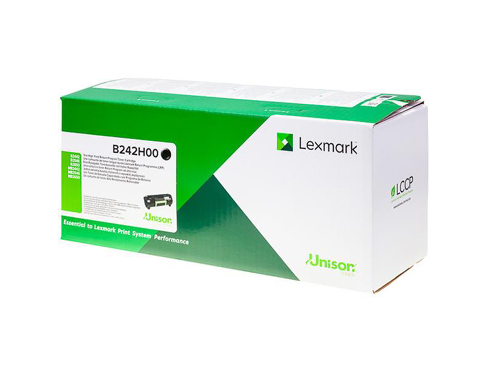 TONER LEXMARK B242H00 NEGRO 6.000 PAGINAS