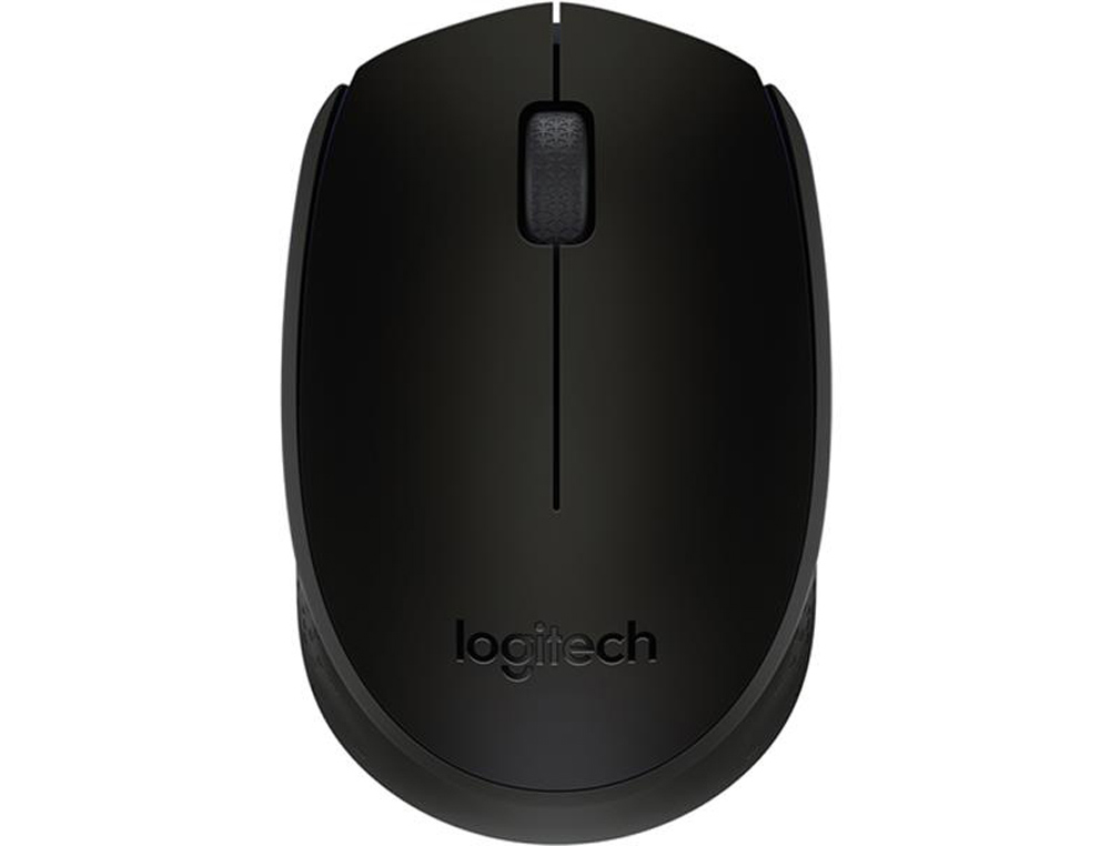 RATON LOGITECH OPTICO INALAMBRICO 1000 DPI 3 BOTONES COLOR NEGRO