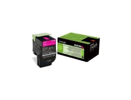 CONSUMIBLE IMPRESORA LASER LEXMARK 802HM TONER MAGENTA AC RETORN