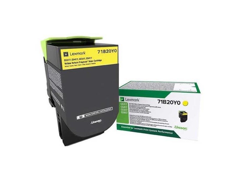 CONSUMIBLES LEXMARK TONER AMARILLO RETORN 2300PAG