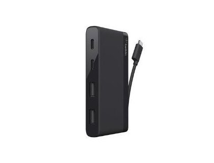 CABLES ORDENADOR / MOVILIDAD BELKIN 3.0 USB-C TRAVEL HUB BLACK