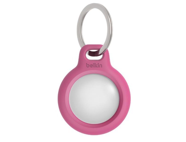 SUJETA-MOVIL BELKIN SECURE HOLDER WITH KEYRING ROSA
