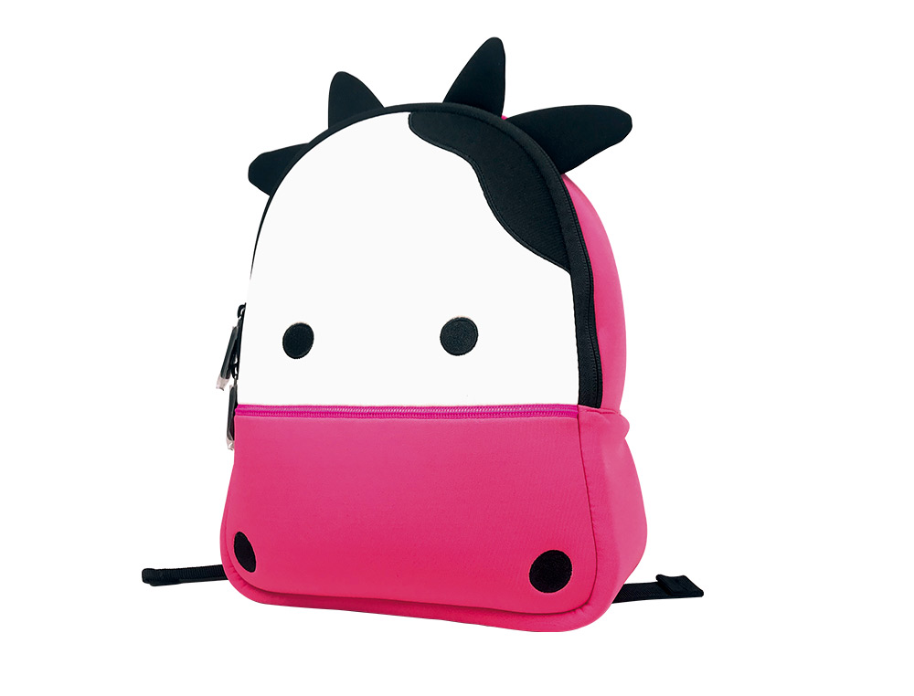 CARTERA ESCOLAR LIDERPAPEL MOCHILA INFANTIL VACA 300X240X100 MM