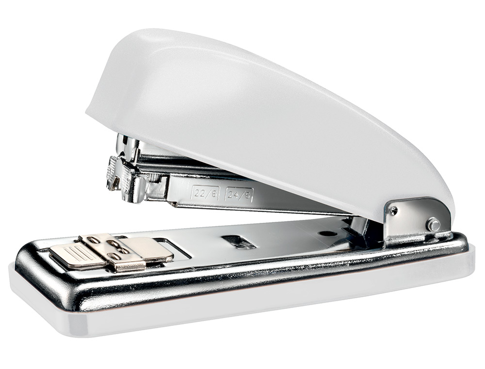 GRAPADORA PETRUS 226 CLASSIC WOW BLANCO METALIZADO CAPACIDAD 30 HOJAS EN BLISTER