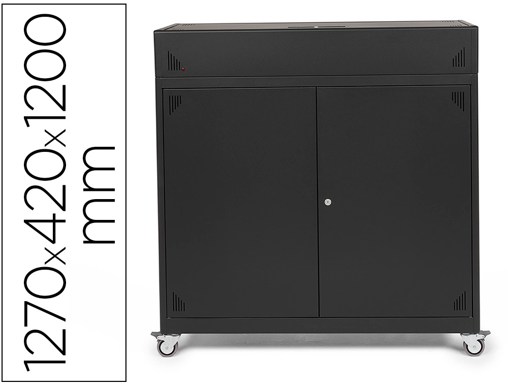 MUEBLE IORDER MMT1200 PARA ALMACENAMIENTO Y CARGA DE 33 PORTATILES 1270X420X1200 MM