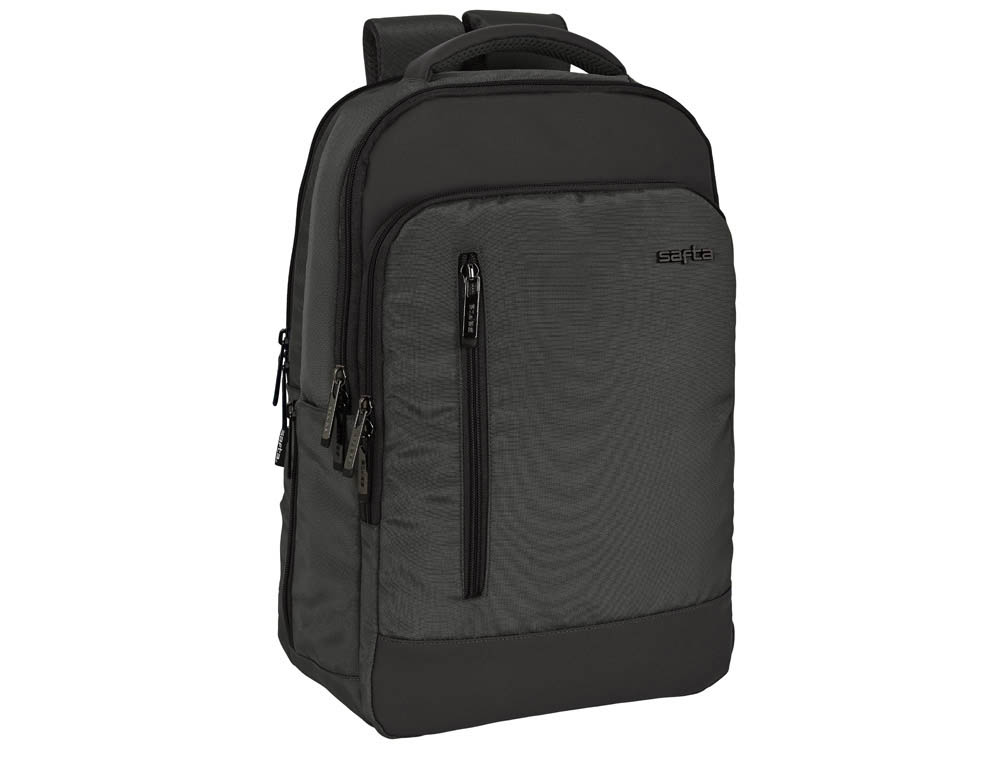 CARTERA ESCOLAR SAFTA BUSINESS (BLACK-BLUE-GREY) MOCHILA ORDENADOR 15,6