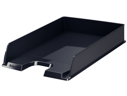BANDEJA SOBREMESA ESSELTE EUROPOST OPACA COLOR NEGRO VIVIDA 254X61X350 MM