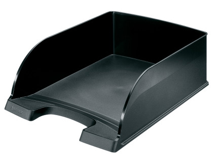 BANDEJA SOBREMESA LEITZ PLUS JUMBO OPACA COLOR NEGRO 257X357X103 MM