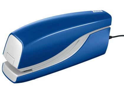 GRAPADORA PETRUS ELECTRICA E-110 CONTACTLESS AZUL CAPACIDAD 10 HOJAS USA GRAPAS N 10