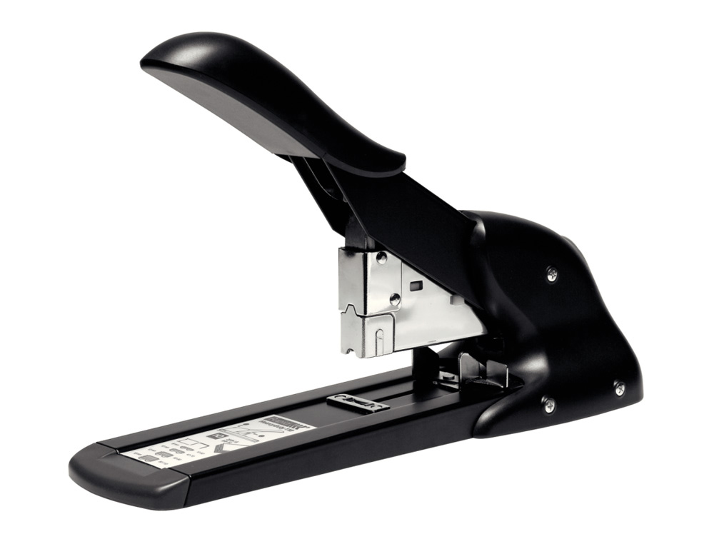 GRAPADORA RAPID HD110 CAPACIDAD 110 HOJAS USA GRAPAS 23/8-15 COLOR NEGRO