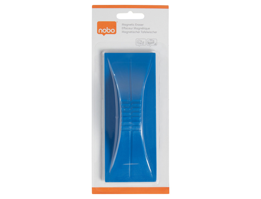 BORRADOR NOBO MAGNETICO PARA PIZARRA BLANCA COLOR AZUL