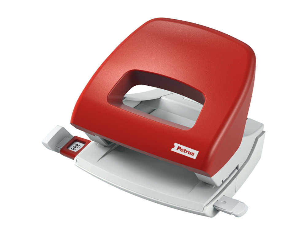 TALADRADOR PETRUS 80 COLOR ROJO CAPACIDAD 10 HOJAS