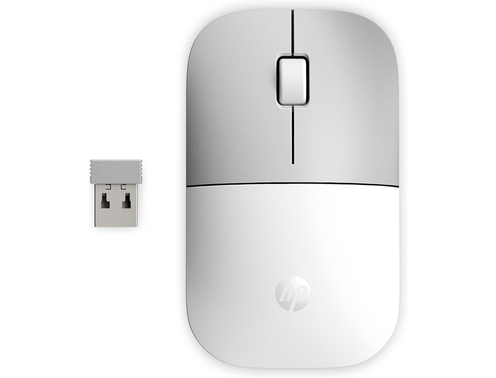 RATON HP Z3700 INALAMBRICO OPTICO 1200 DPI 2 BOTONES COLOR CERAMIC BLANCO