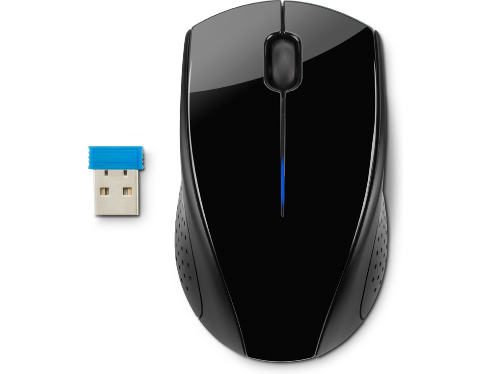 RATON HP 220 INALAMBRICO OPTICO 1600 DPI 3 BOTONES COLOR NEGRO