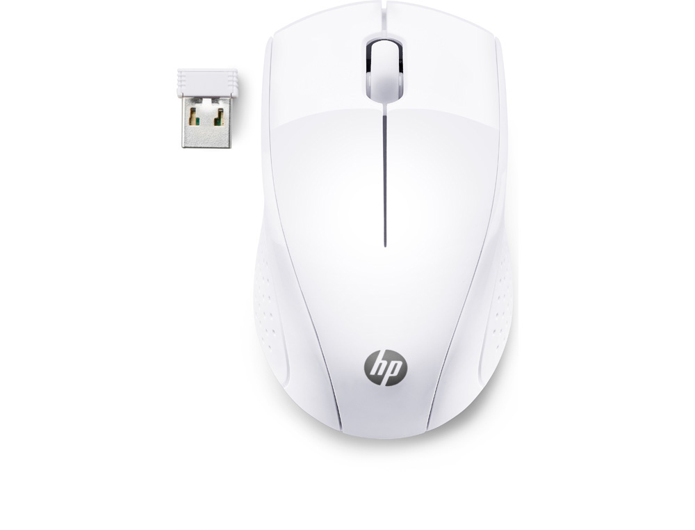 RATON HP 220 SNOW INALAMBRICO 1300 DPI 3 BOTONES COLOR BLANCO