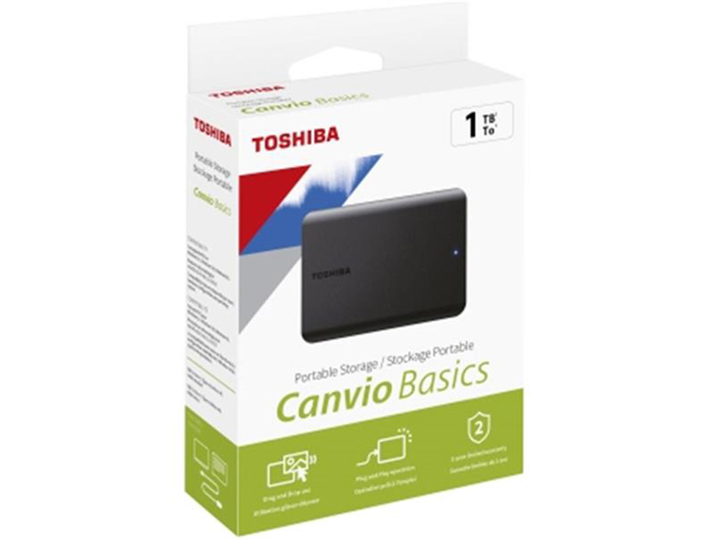 DISCO DURO TOSHIBA HDD 1TB CANVIO BASICS