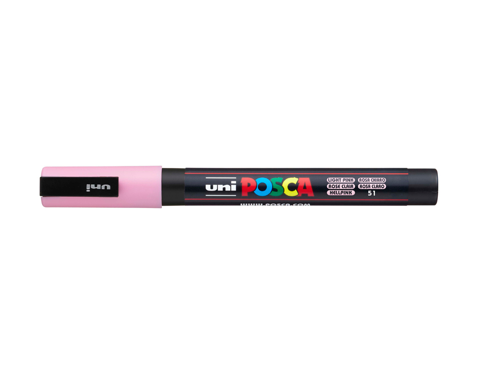 ROTULADOR UNI POSCA PC-3M ROSA CLARO