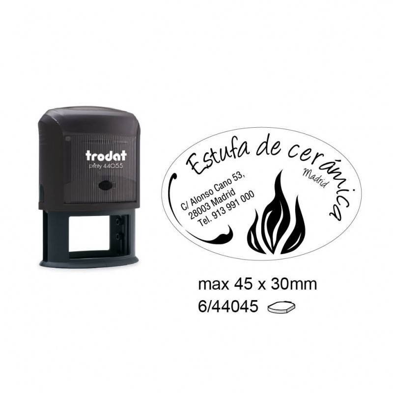 Sello personalizable ovalado Trodat 44045