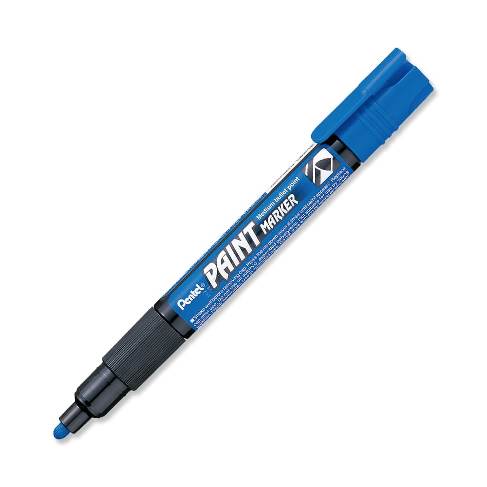 Marcador permanente Paint Marker Pentel azul