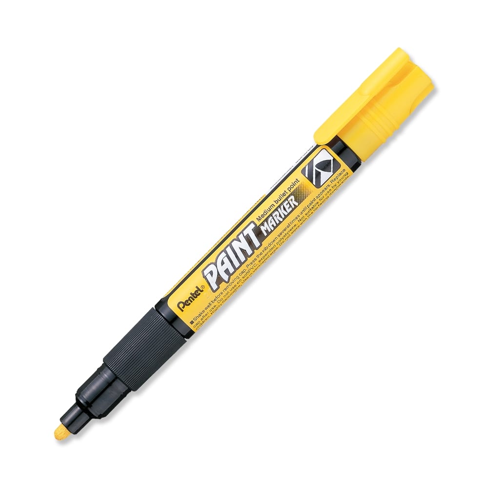 Marcador permanente Paint Marker Pentel amarillo