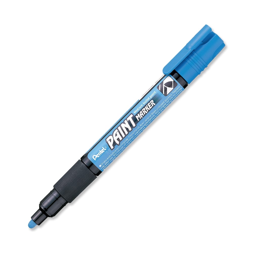 Marcador permanente Paint Marker Pentel azul celeste