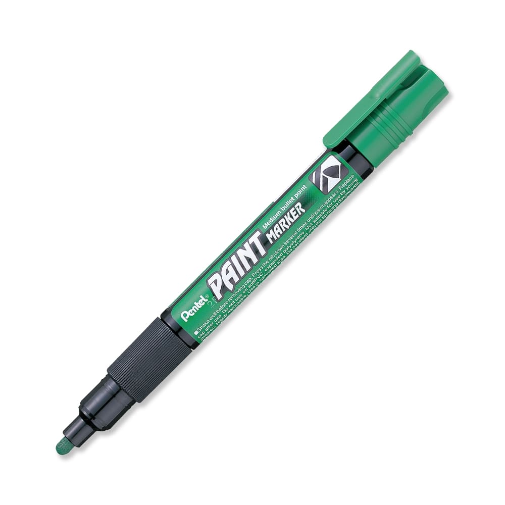 Marcador permanente Paint Marker Pentel verde