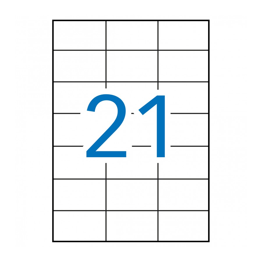 Etiquetas MULTI3 para imprimir c.rectos 70 x 42,4 (100 Hojas)