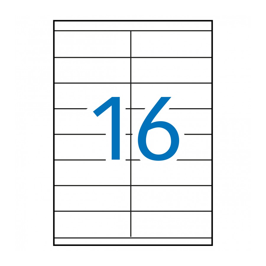 Etiquetas MULTI3 para imprimir c.rectos 105 x 35 (100 Hojas)