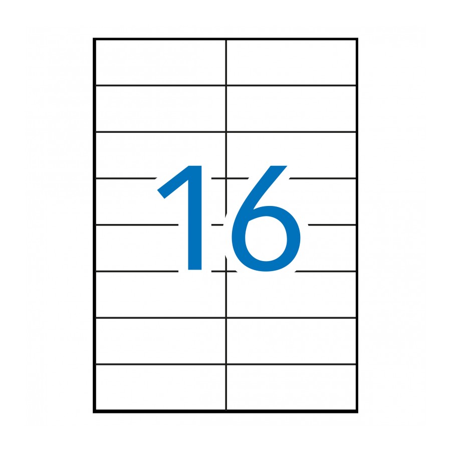 Etiquetas MULTI3 para imprimir c.rectos 105 x 37 (100 Hojas)