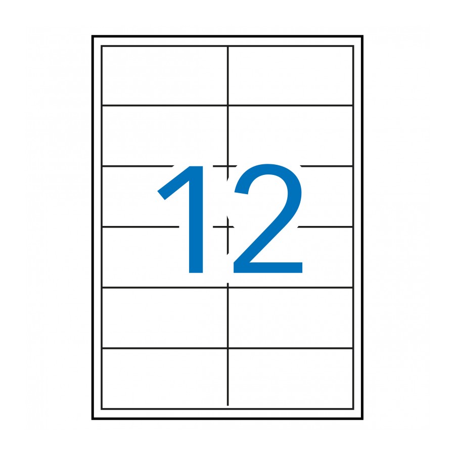 Etiquetas MULTI3 para imprimir c.rectos 105 x 48 (100 Hojas)