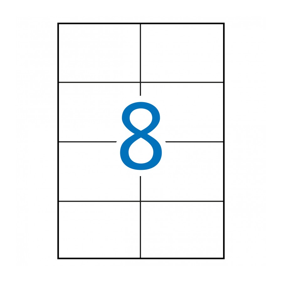 Etiquetas MULTI3 para imprimir c.rectos 105 x 74 (100 Hojas)