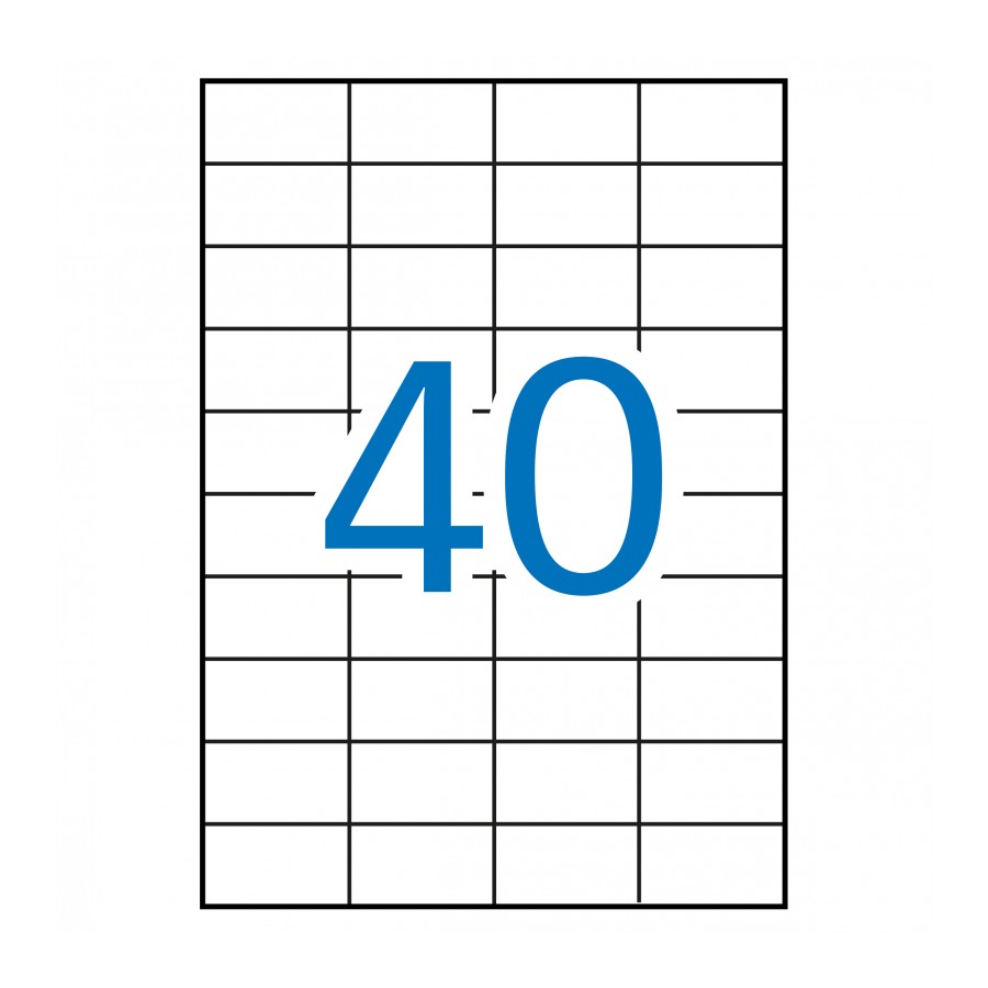 Etiquetas MULTI3 para imprimir c.rectos 52,5 x 29,7 (100 Hojas)