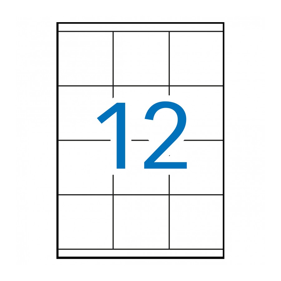 Etiquetas MULTI3 para imprimir c.rectos 70 x 67,7 (100 Hojas)