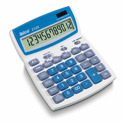 Calculadora de sobremesa Ibico 212X de 12 dgitos