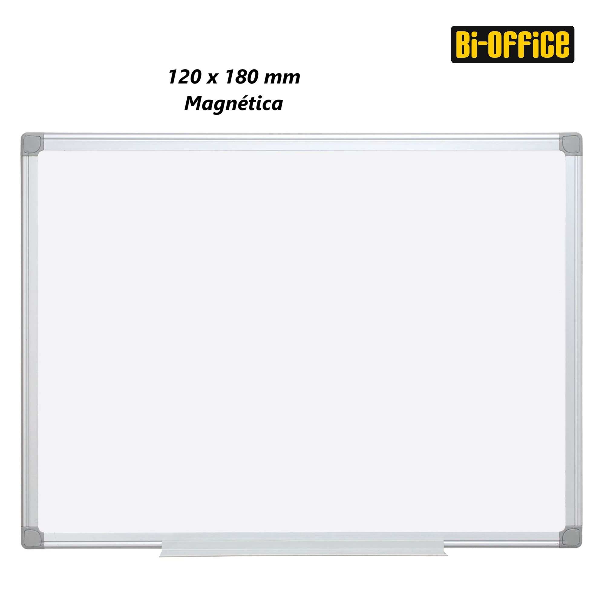 Pizarra blanca magntica BI-OFFICE 120x180 mm