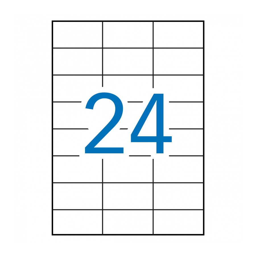 Etiquetas MULTI3 para imprimir c.rectos 70 x 37 (100 Hojas)