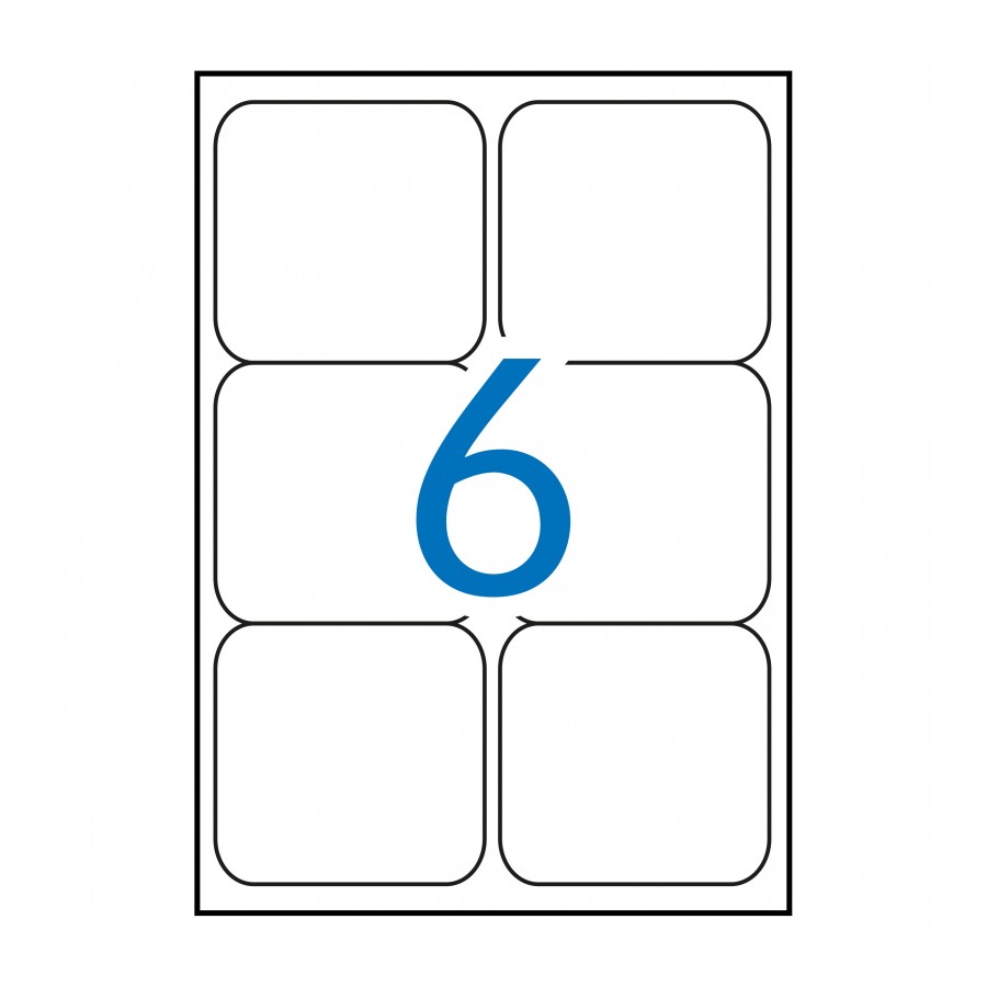 Etiquetas MULTI3 para imprimir c.romos 99,1 x 93,1 (100 Hojas)